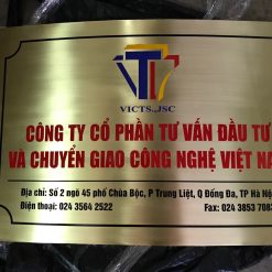 Biển Tên Công Ty Inox