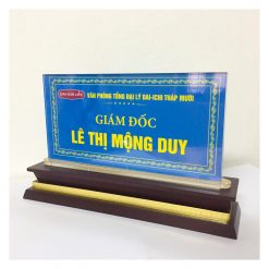 [Xưởng Mica] Hot Biển Chức Danh Đế Gỗ Sang Trọng Cho Sếp