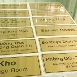[Xưởng] In Bảng Tên Số Phòng, Phòng Ban, Số Nhà Công Ty