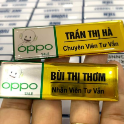 [Xưởng] Bảng Tên Nhân Viên Cài Áo
