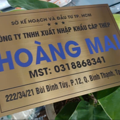 Làm bảng hiệu inox TPHCM